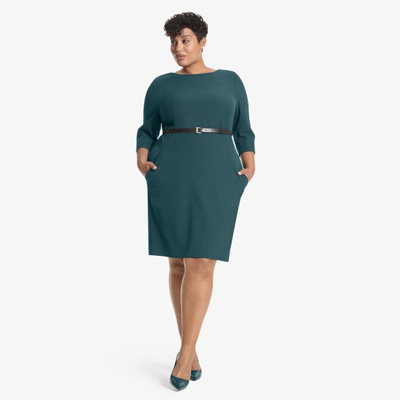 M.M. LaFleur The Etsuko Plus Size Rainforest Dress Size +1 Similar to a Size 16 - Picture 2 of 16